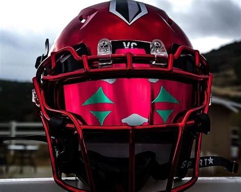 RED JOKER 2.0 Custom Football Visor | Custom football, Football, Football helmets