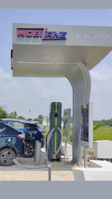 Tata Nexon EV and Tigor EV at Mobilane Charging Station | Charging station, Ev charging stations ...