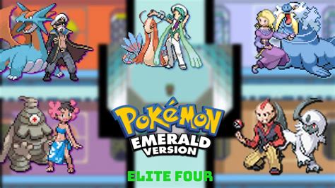 Pokémon Emerald | Elite four - YouTube