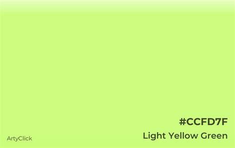 Light Yellow Green Color | ArtyClick