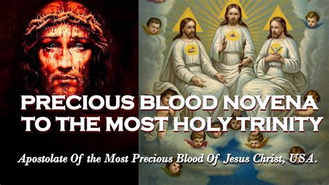 PRECIOUS BLOOD: July Reparation/Novena To The Most Holy Trinity- Day 3 - YouTube