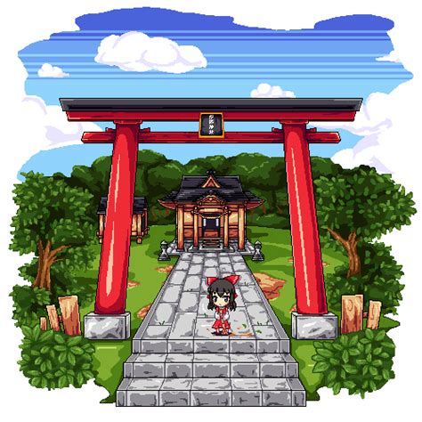 Hakurei Shrine by DunceneyGAK on DeviantArt