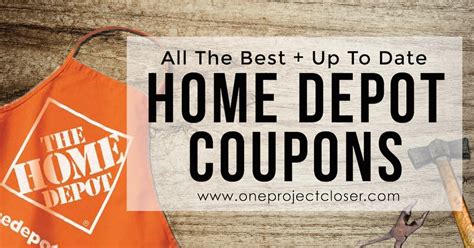 Home Depot Coupons, Coupon Codes, 10% Off Sales - October 2018 - One ...