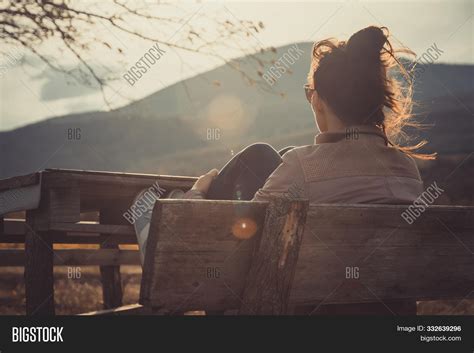 Woman Nature Sunset. Image & Photo (Free Trial) | Bigstock