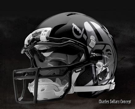 Raiders helmet concept designs - Silver And Black Pride