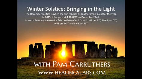 Winter Solstice Ritual - YouTube