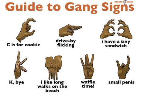 Visual Guide To Gang Signs | Complex UK