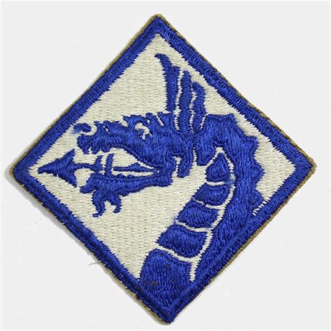 XVIII AIRBORNE WWII GUERRE MILITARIA SSI CORPS PATCH DRAGON BLUE 1944