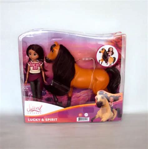 SPIRIT UNTAMED. Lucky Doll & Spirit Horse Set. DreamWorks Mattel Brand ...