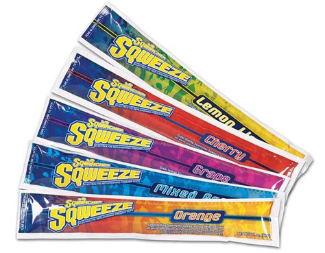 Sqwincher® Energy Sqweeze Pops - Case of Assorted Flavors - G & S ...