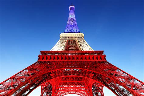 Eiffel Tower, France flag, France, 1080P, Paris HD Wallpaper