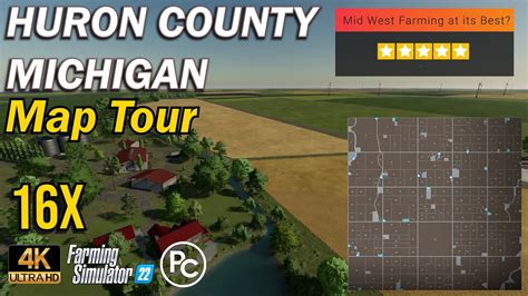 Huron County Michigan 16X | Map Review | Farming Simulator 22 - YouTube