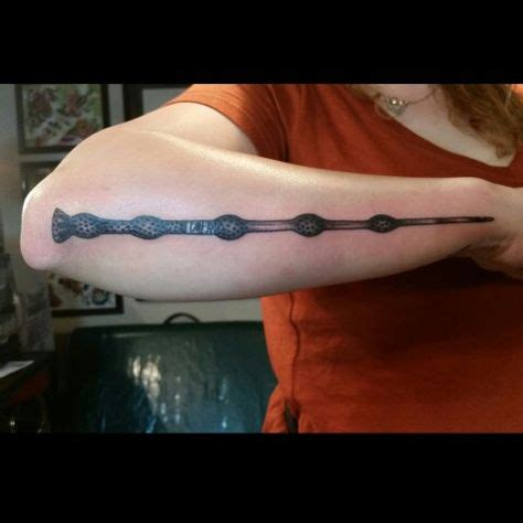 17 Elder Wand Tattoo ideas | wand tattoo, elder wand, harry potter tattoos