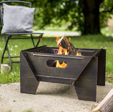 Modern Bronze Steel Firepit | Fire pit, Fire pit video, Outdoor fire ...