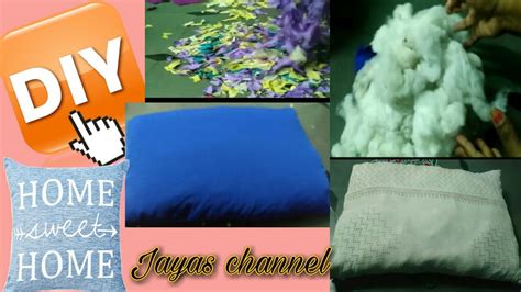 DIY|How to make pillow with waste clothes?|The best out of waste ...