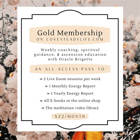 Gold & Silver Membership Signup – Love Steady Lifestyle