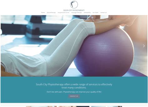 South City Physiotherapy | Mobile Web Design | SEO | Lunarstorm