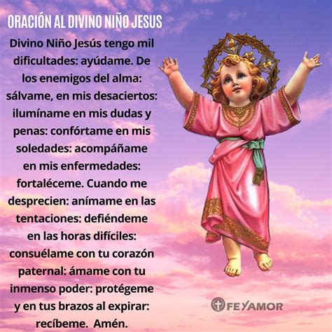 Oración al Divino Niño Jesús 🤲 - Fe Y Amor Católico