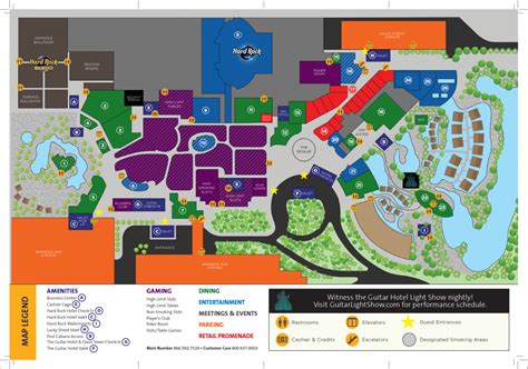 Hard Rock Hotel Property Map