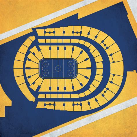 Bridgestone Arena Map Art - City Prints