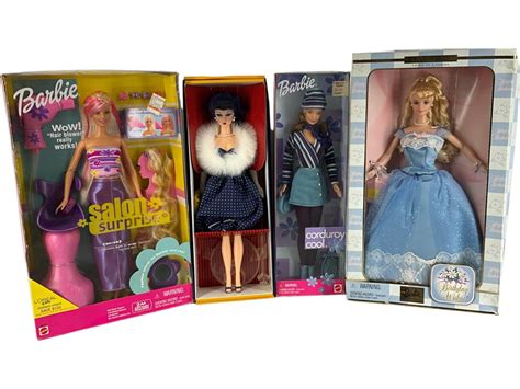 Lot - (4) Collector Edition Barbies