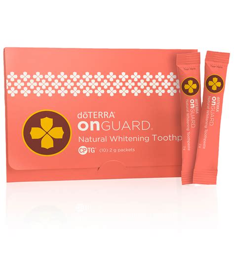 dōTERRA On Guard® Natural Whitening Toothpaste Samples - blue doT Oils ...