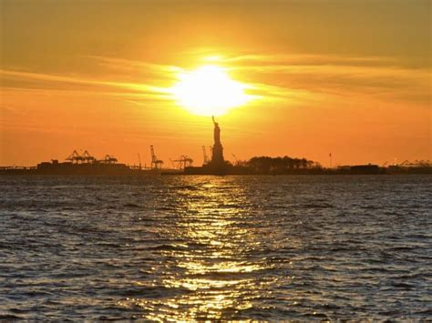 Seeing the Statue of Liberty at Sunset - BEST Spots to Visit for the View