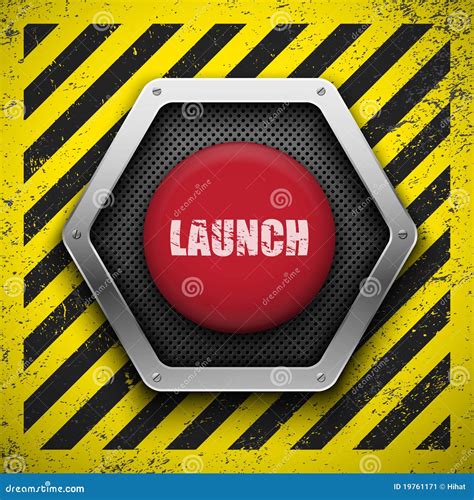 Launch Button. Stock Image - Image: 19761171