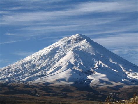 Volcano Cotopaxi located in the Andes mts in Ecuador. I couldn't climb more than the very ...