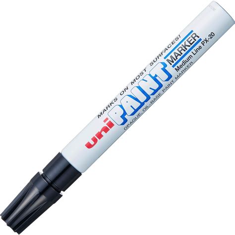 uni® uni-Paint PX-20 Oil-Based Paint Marker - Medium Marker Point ...