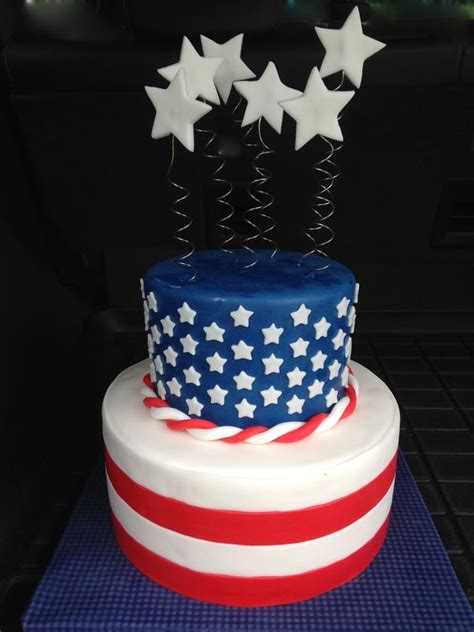 American Flag Cake | Themed Cakes | Pinterest | Photo galleries, Flags ...