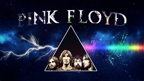 Pink Floyd illustration, Pink Floyd, triangle, sky, lightning HD ...