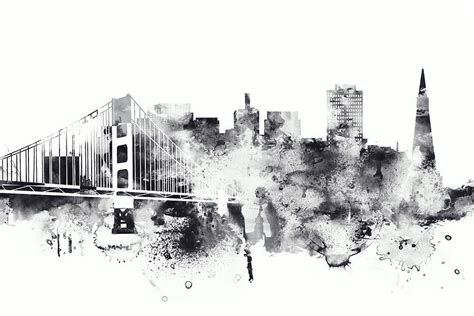 San Francisco Skyline Drawing at PaintingValley.com | Explore ...