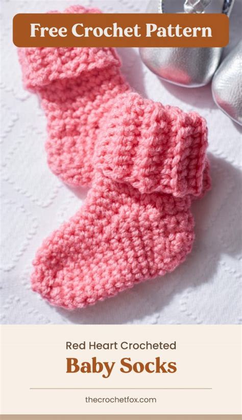 Comfy Crocheted Baby Socks [FREE Crochet Pattern] - TCF