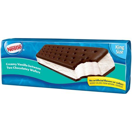 Nestlé® Ice Cream Sandwich King Size Vanilla 6 oz (24 count) - Beach Cities Wholesalers