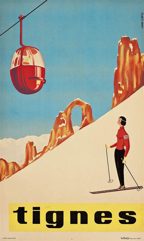 Prepare to Bid on these Cool Vintage Ski Posters | Vintage ski posters, Ski posters, Vintage ski