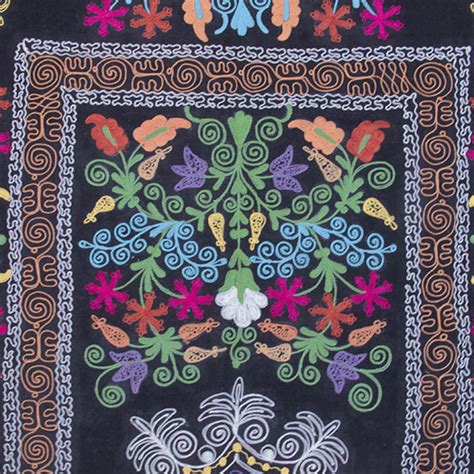 Uzbek Machine Embroidery Suzani From Thashkent / Uzbekistan - Etsy