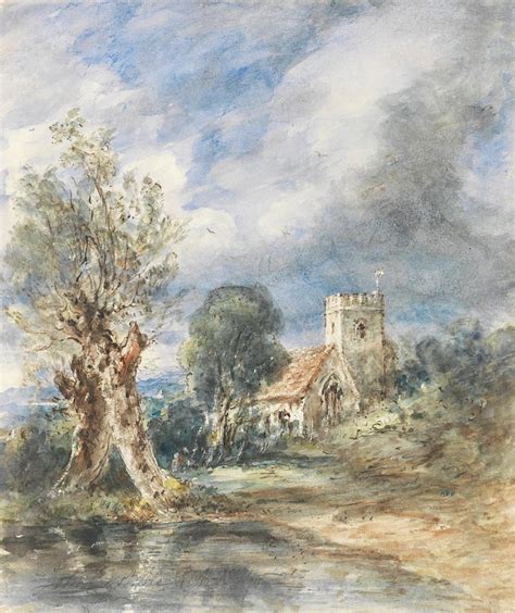 John Constable Painting - British Title Stoke Poges by MotionAge Designs John Constable ...