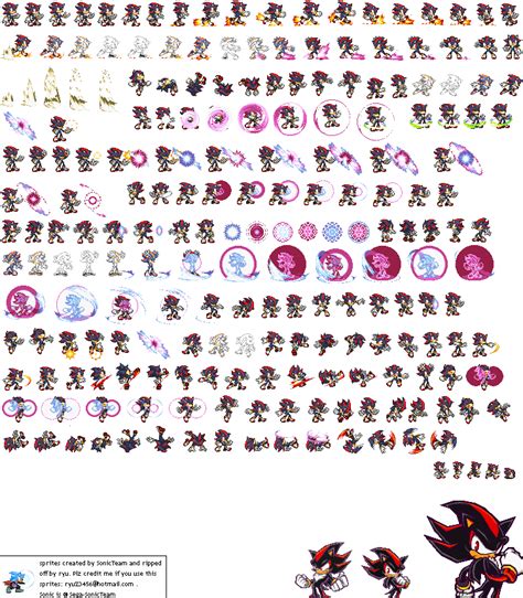 Sonic World :: Media Center :: Sprite Archive :: Shadow