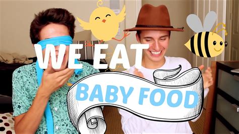 Eating Baby Food with WeeklyChris!! | Brent Rivera - YouTube