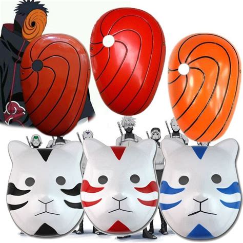 6styles Janpan Cartoon Naruto Tobi Uchiha Obito Uchiha Madara Mask Cat ...