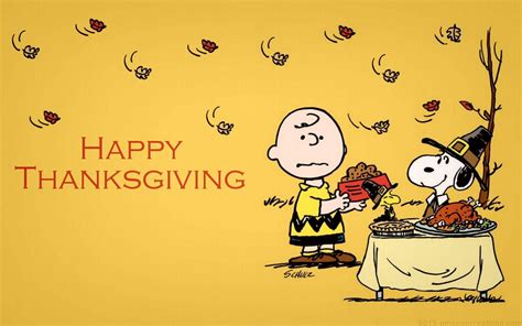 Peanuts Thanksgiving Wallpapers - Wallpaper Cave