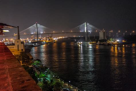 Bridge Over The Savannah River Photograph by Anthony Hughes