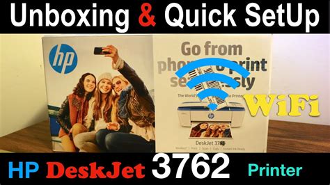 HP Deskjet 3762 SetUp, Unboxing & Quick test review !! - YouTube