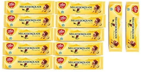 Freia Milk Chocolate Melkesjokolade Bars, 60g (Pack of 12), Product of Norway Review | Chocolate ...