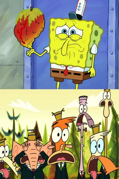 The Bean Scouts Reaction to Spongebob Splinter by Luxojr888 on DeviantArt