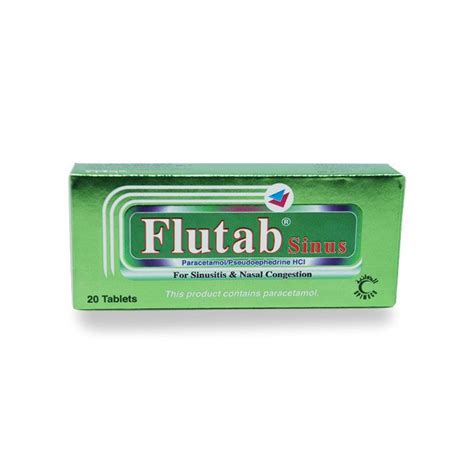 Buy Flutab Sinus tablet 20's online at best price in the Saudi Arabia ...