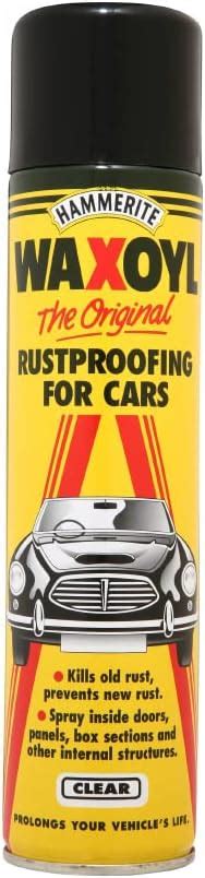 Waxoyl Car Underseal and Rust Protection. The Original Rustproofing for Cars by Hammerite, Rust ...