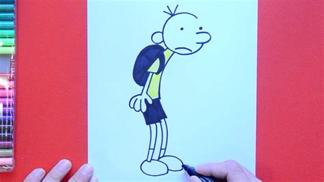 How to draw the Wimpy Kid - Greg Heffley - YouTube