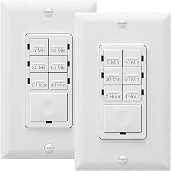 Enerlites HET06 Bathroom Timer Switch, Fan Switch Timer, in Wall Timer ...